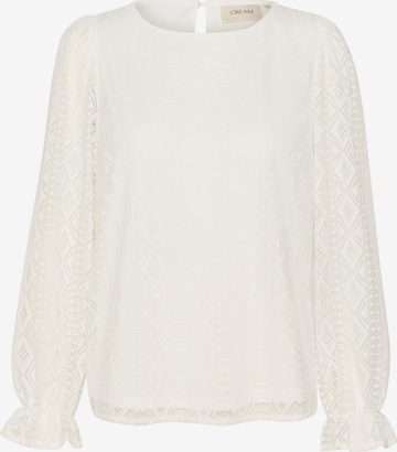 Cream - Blusa 'CR Valerie' en blanco: frente