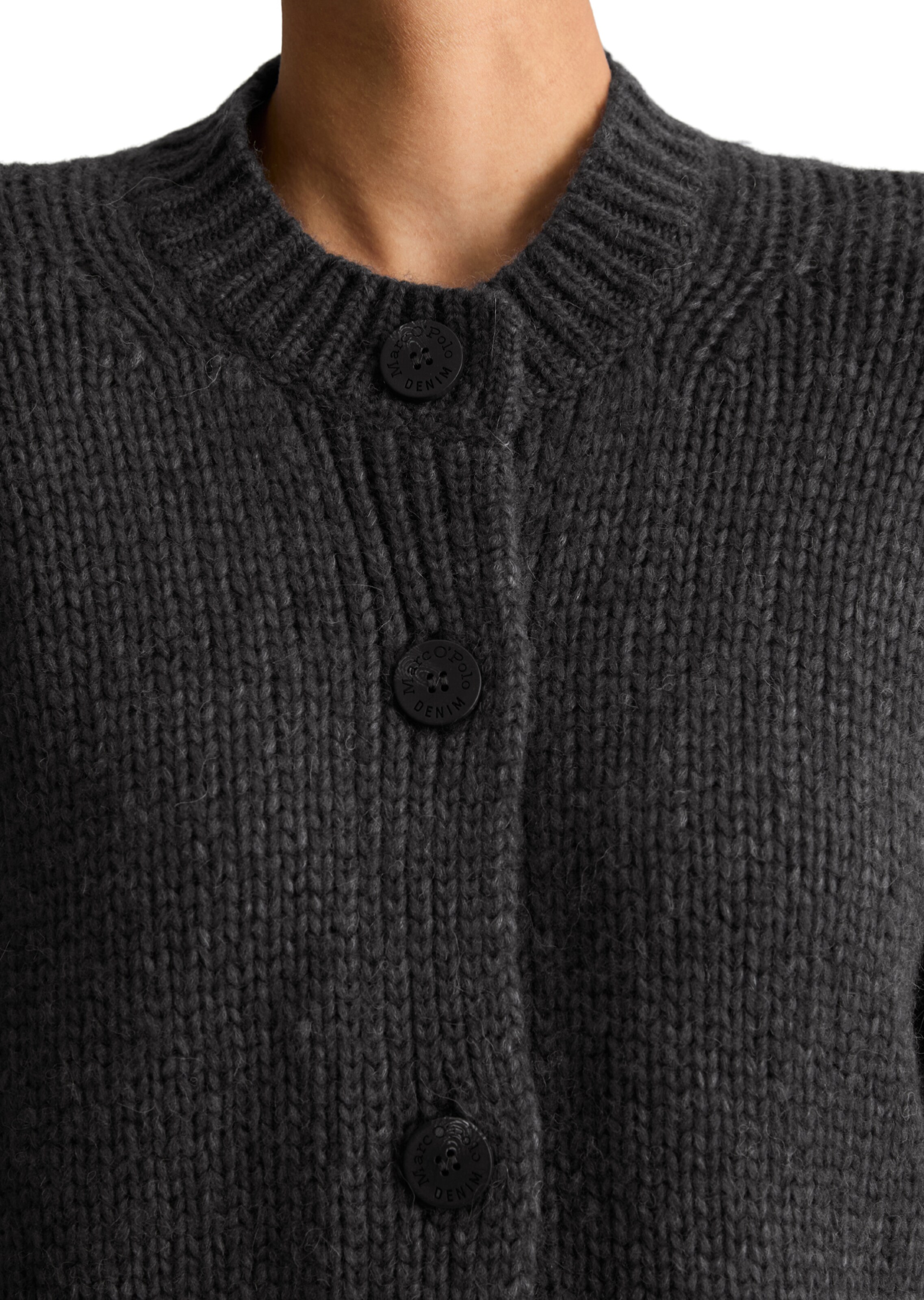 Marc O'Polo DENIM Strickjacke in Grau