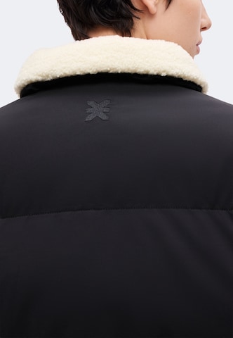 Karo Kauer Jacke in Schwarz