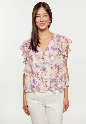 Usha Blouse in Beige: front