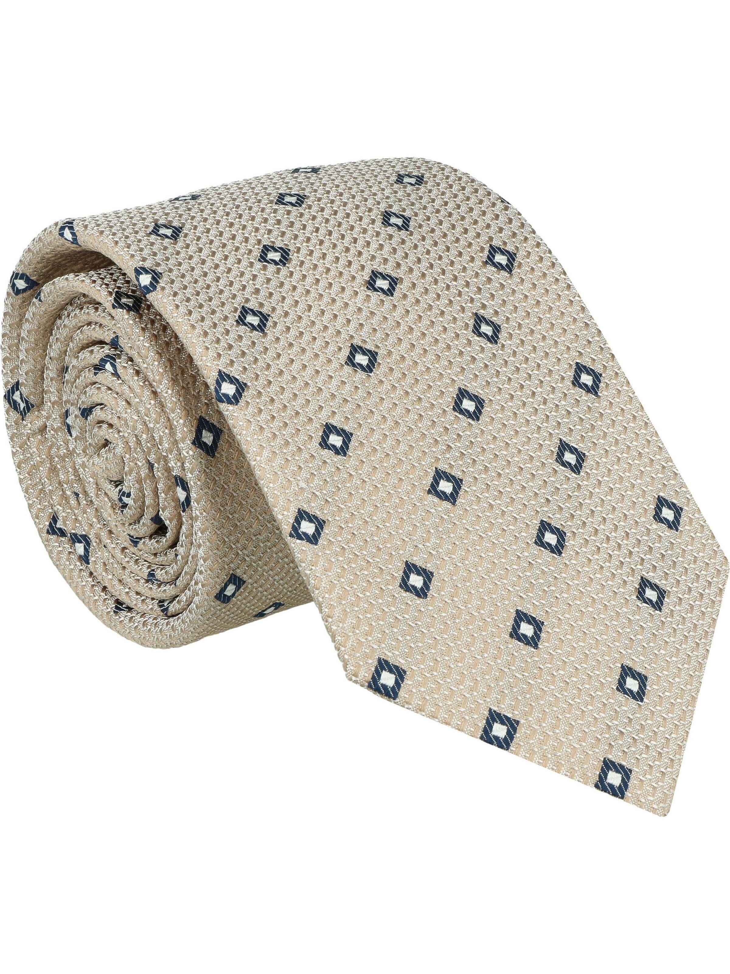 WILLEN Krawatte 'Minimal Struktur'‌‌‌‌‌‌ in Beige