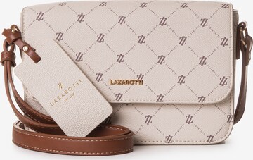 Lazarotti Umhängetasche 'Palermo' in Beige: predná strana