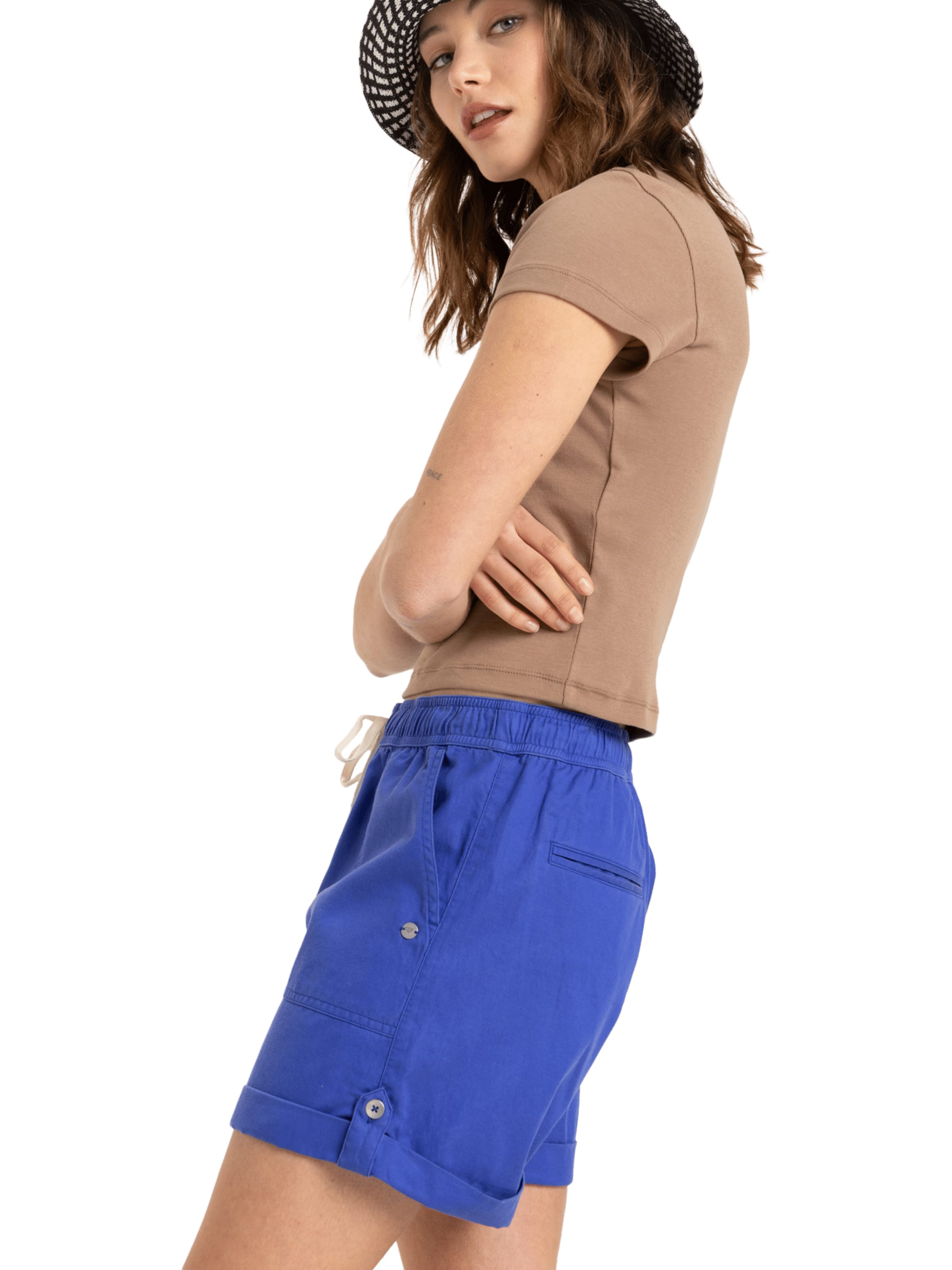 ROXY Loosefit Shorts 'Sweetest Day' in Blau