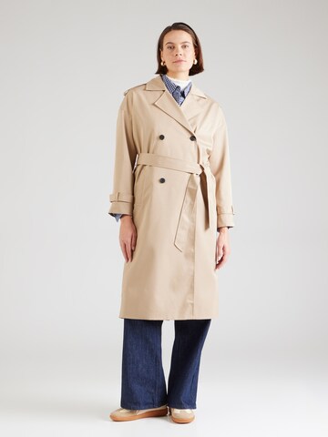 VILA Between-Seasons Coat 'VIADDISON' in Beige: front