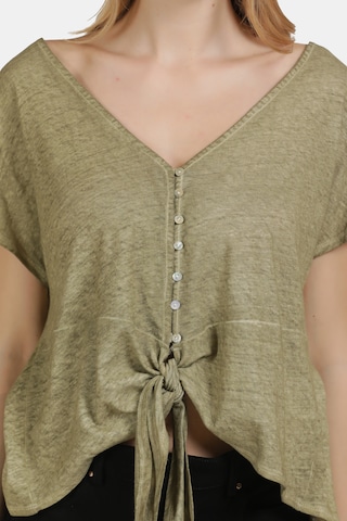 DreiMaster Vintage Bluse in Grün