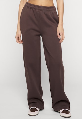 Felicious Loose fit Trousers in Brown: front