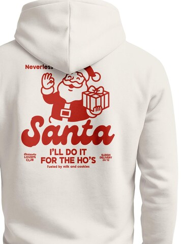 Neverless Sweatshirt 'Santa Clause'‌‌‌‌‌‌‌‌‌‌ in Beige