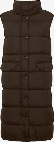 b.young Bodywarmer 'Bybomina Waistcode' in Bruin: voorkant