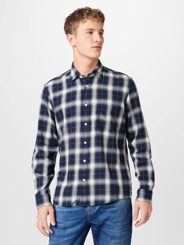 Marc O'Polo Regular fit Button Up Shirt in Blue: front