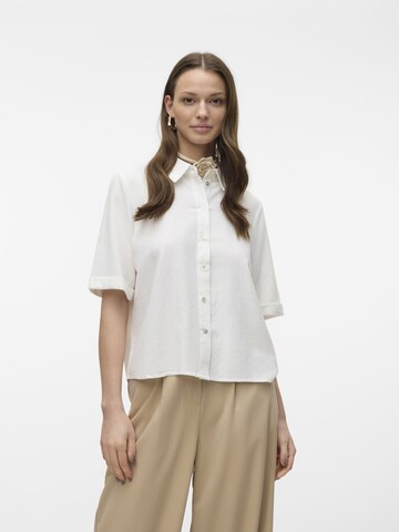 VERO MODA Bluse 'Mymilo' i hvid: forside