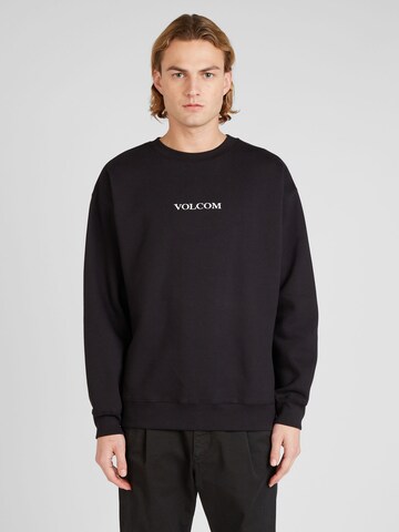 Sweat-shirt Volcom en noir : devant