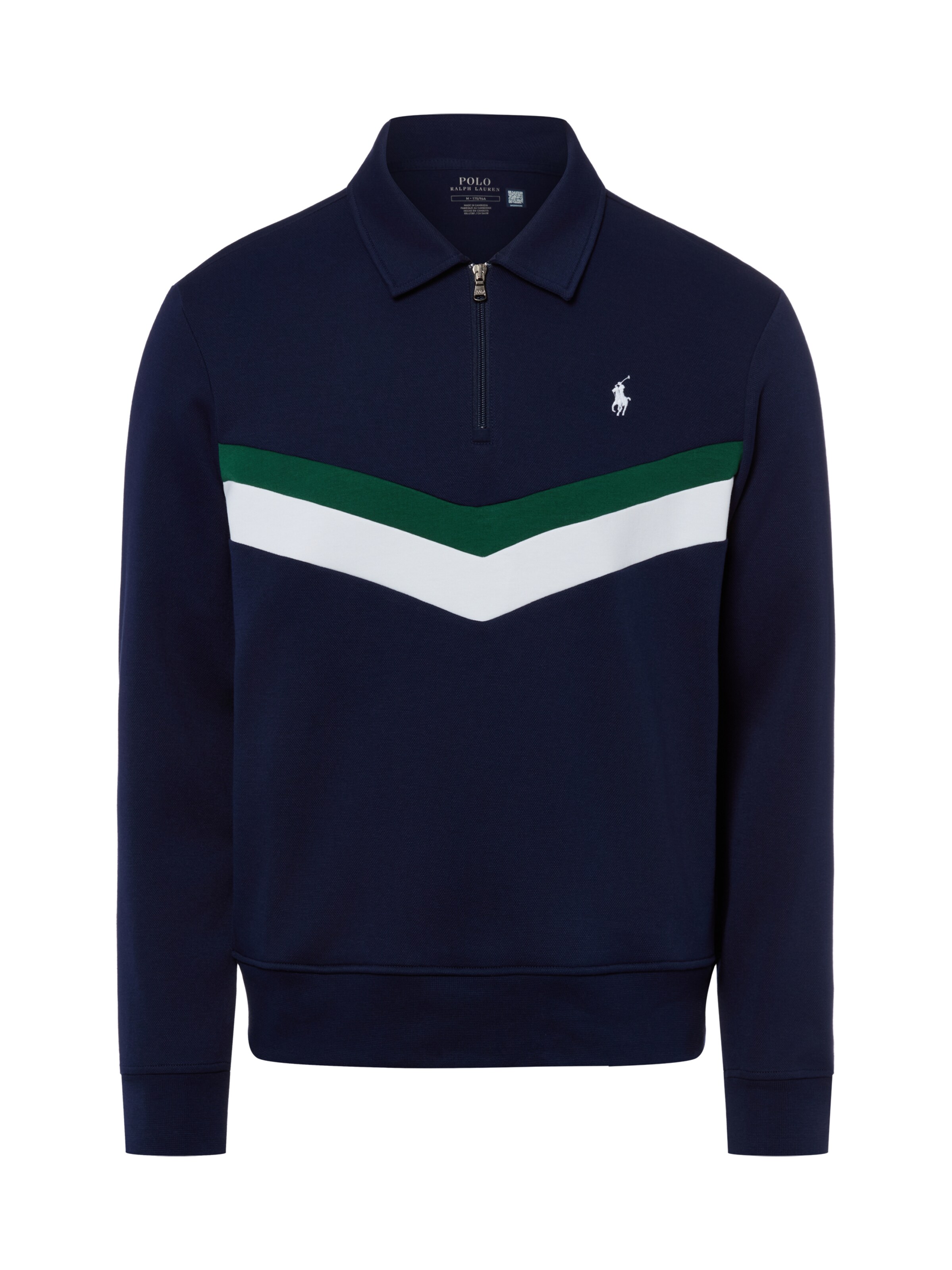 Polo Ralph Lauren Sweatshirt in S in Marine blue / Dark green / White, Item view