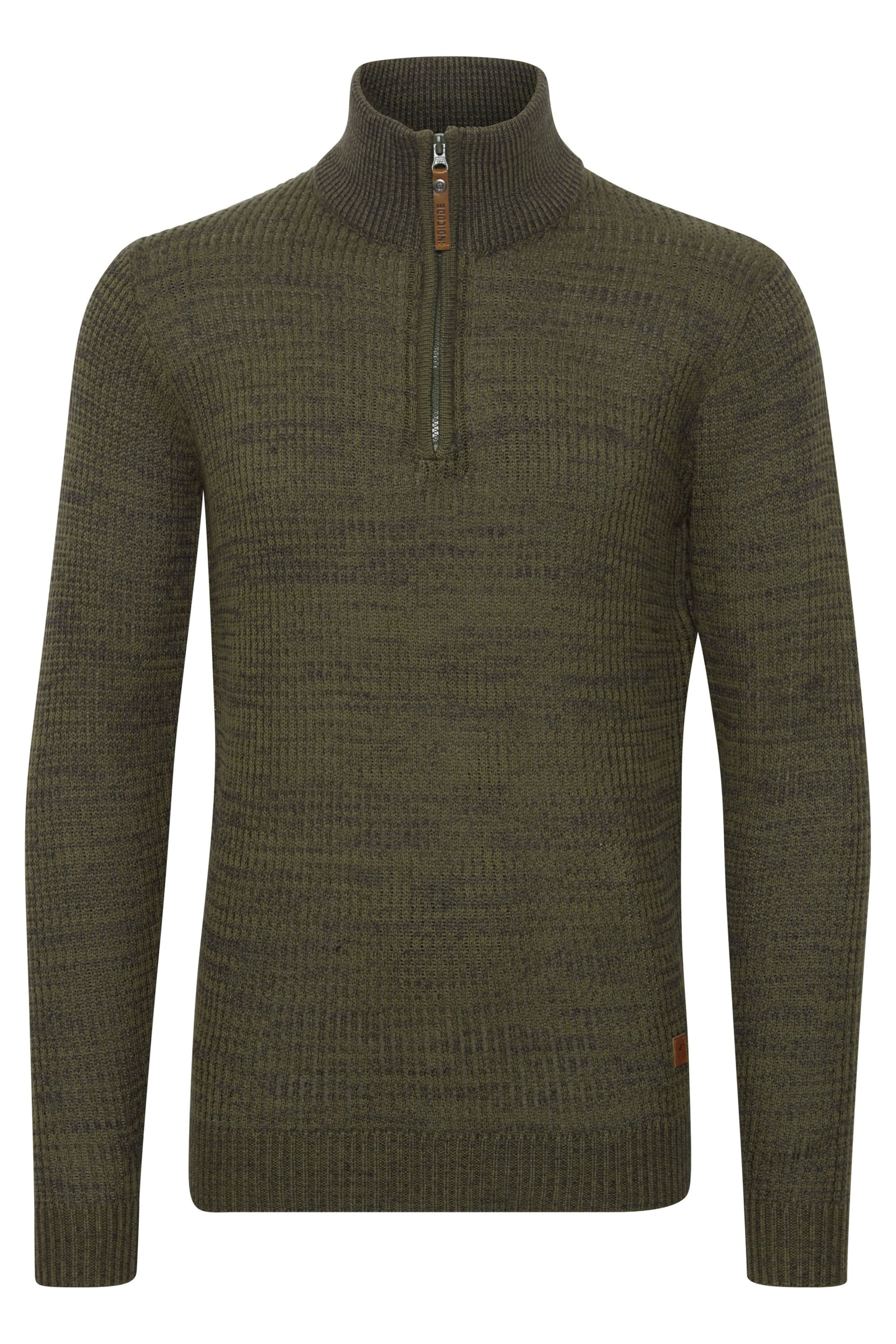 INDICODE JEANS - Jersey 'Valero' en verde: frente