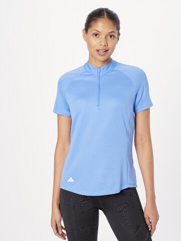 T-shirt fonctionnel ADIDAS GOLF en bleu : devant