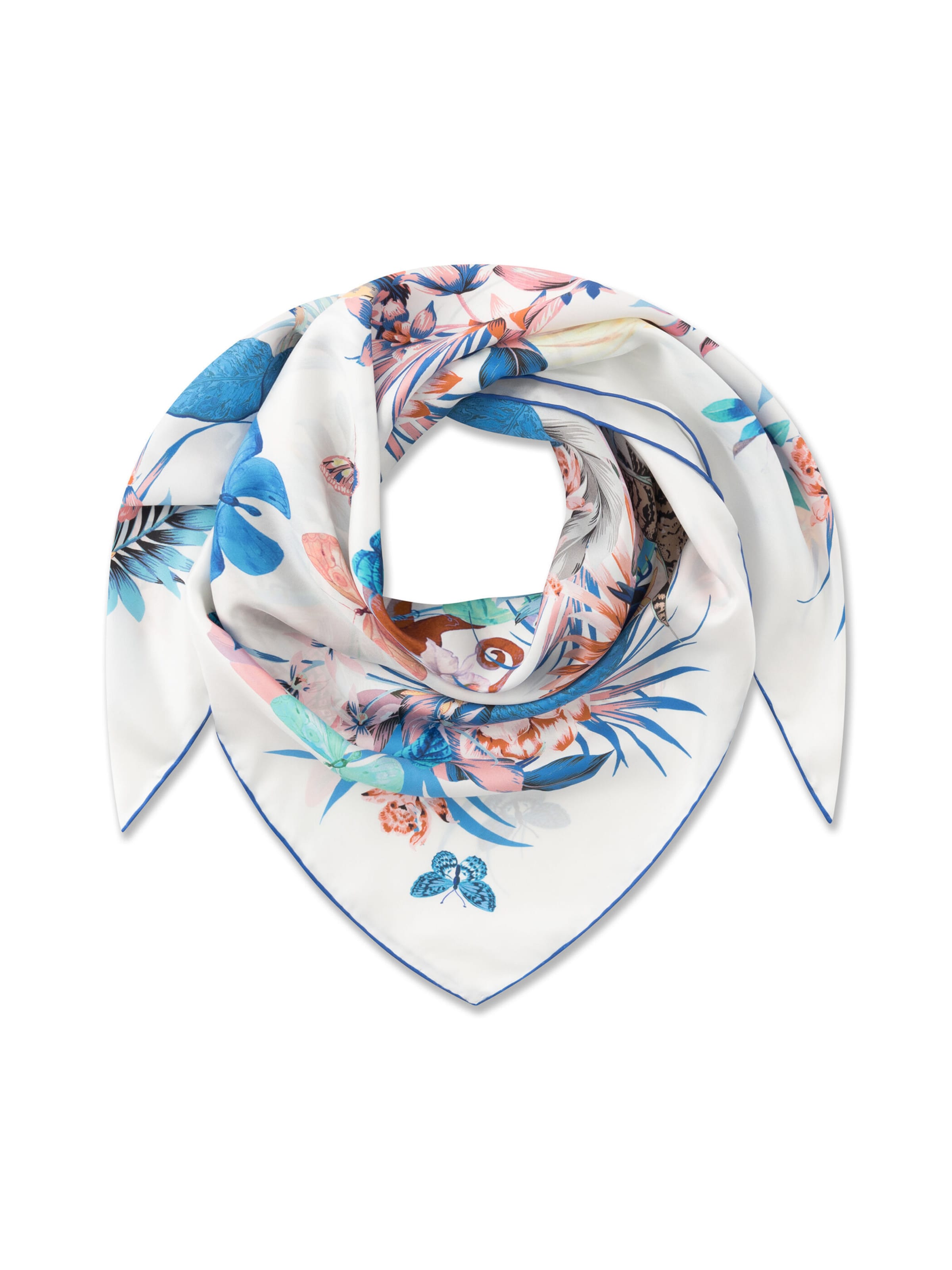 CODELLO Tuch Seidentuch in Weiß: Vorderseite