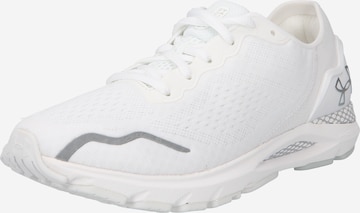 UNDER ARMOUR Running Shoes 'Sonic 6' in White: front