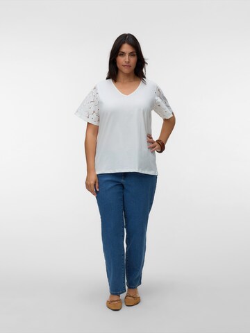 Vero Moda Curve Koszulka 'VMCVILLA' w kolorze biały
