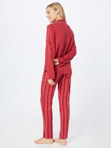 TRIUMPH Pyjama 'Boyfriend' in Rot