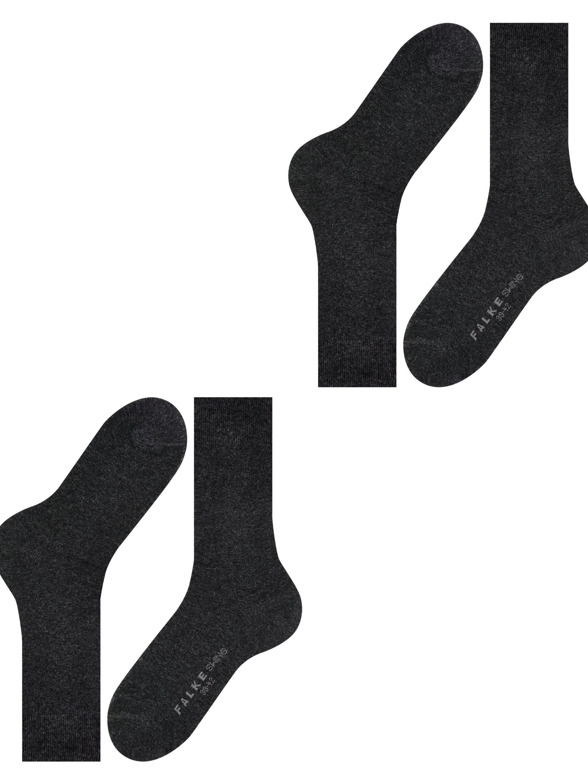 FALKE Socks 'Swing 2-Pack' in Grey