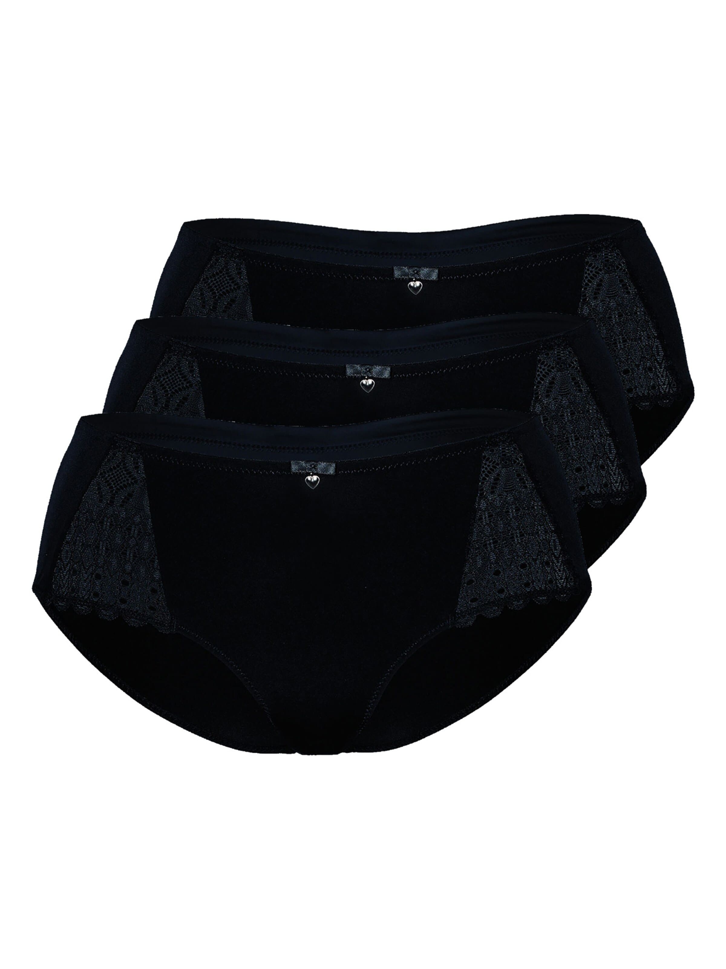 sassa Panty 'LOVELY SECRET'‌‌ in Schwarz: Vorderseite