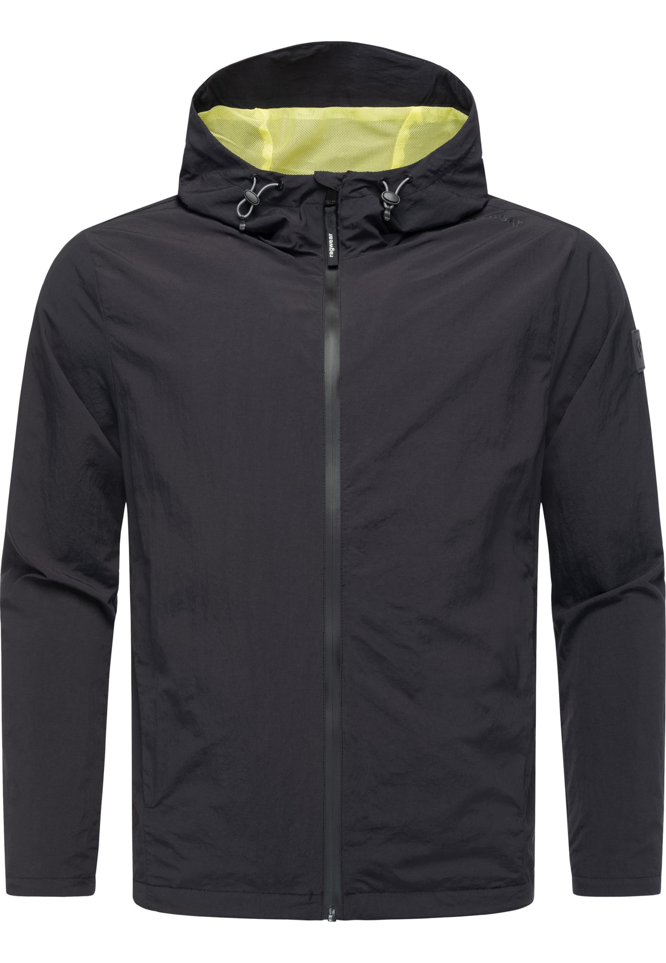 Ragwear Prehodna jakna 'Lewie' | črna barva: sprednja stran