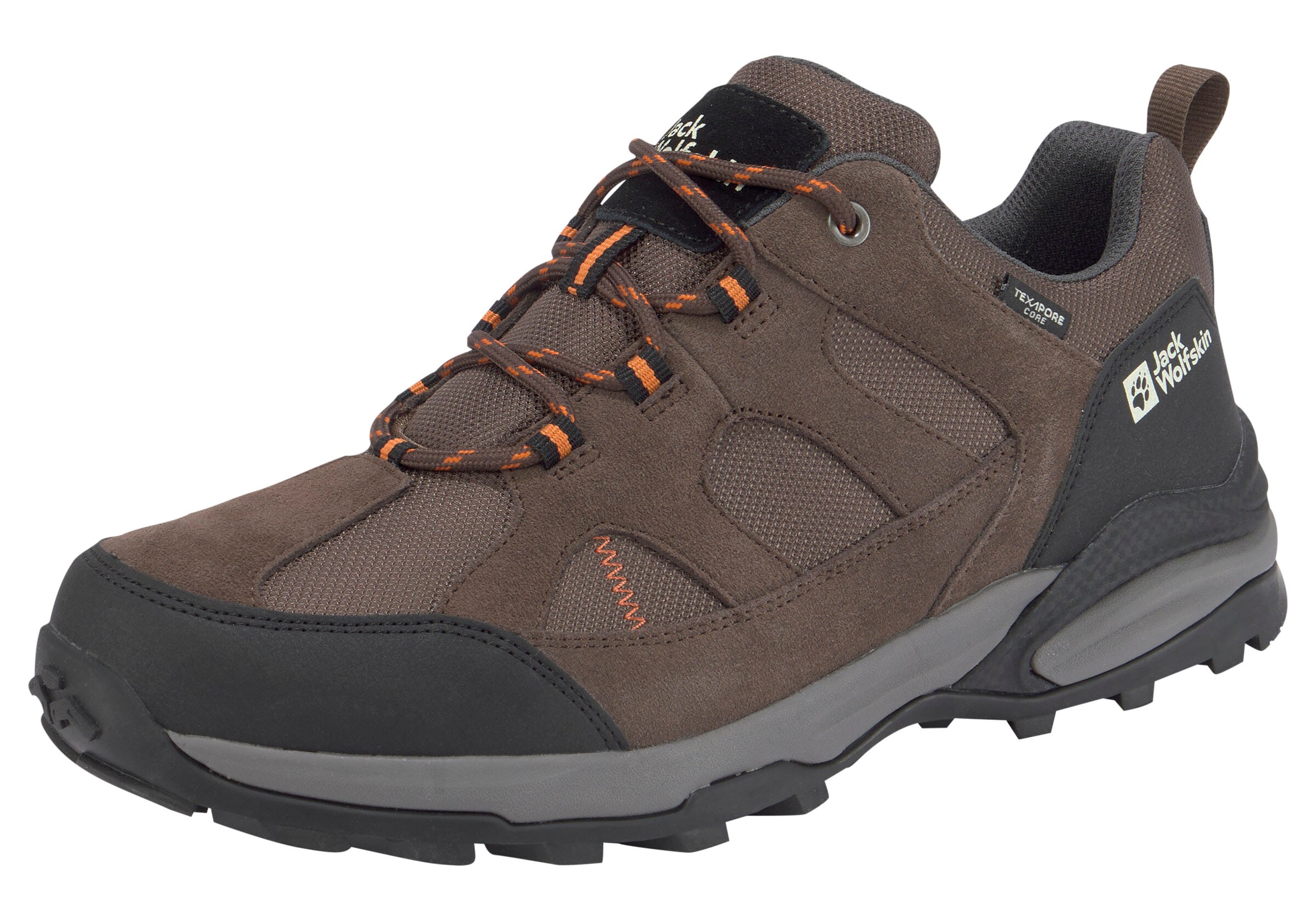 Chaussure basse JACK WOLFSKIN en marron : devant