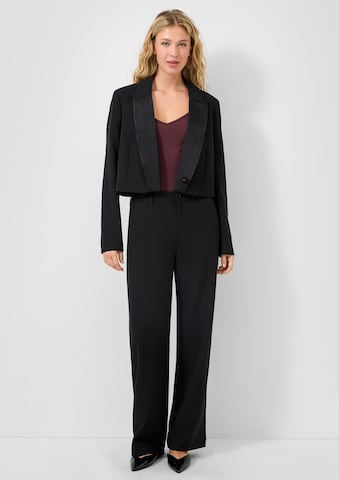 QS Regularen Hlače | črna barva