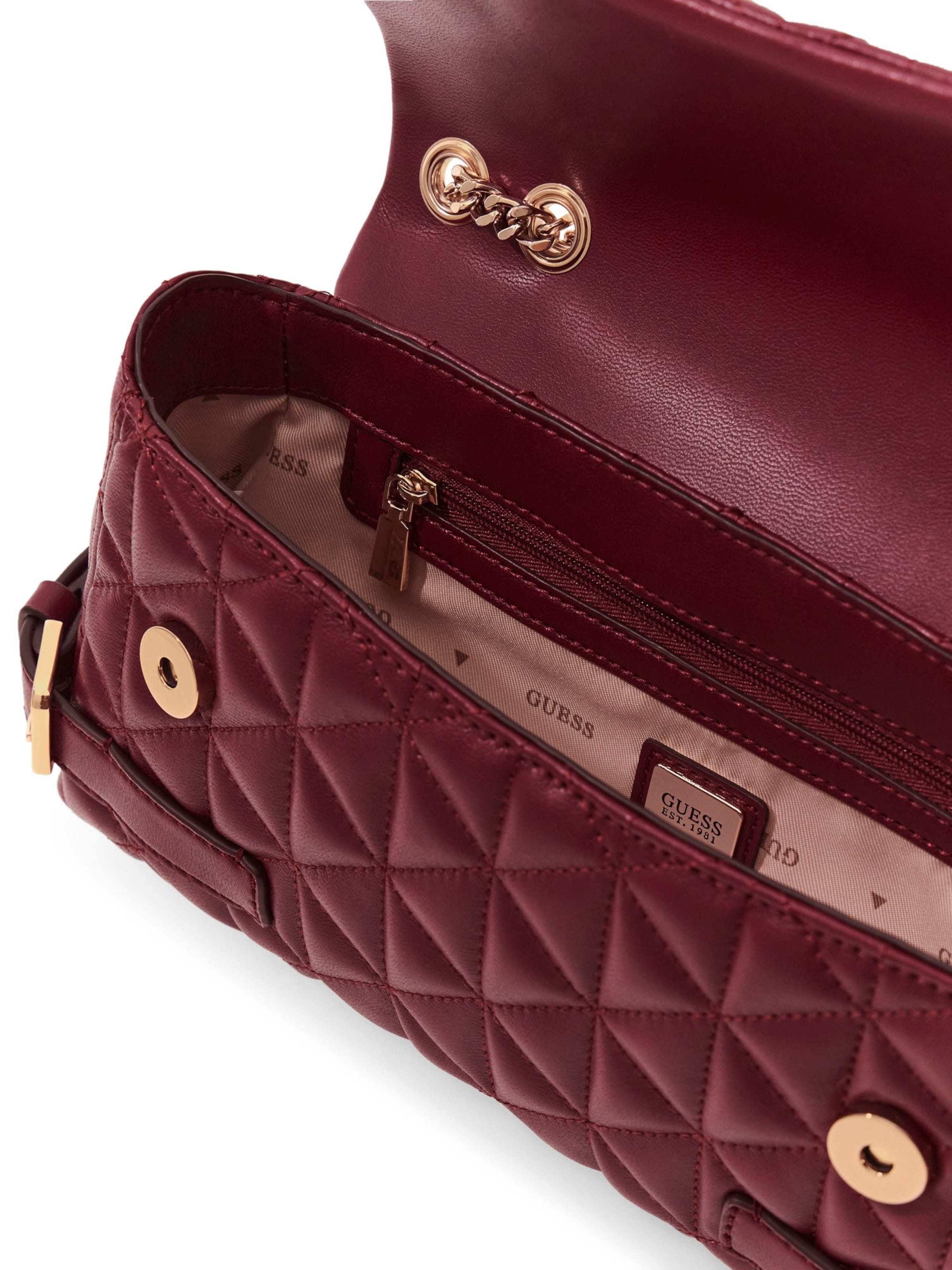 GUESS - Bolso de hombro 'PAISLEIGH' en rojo