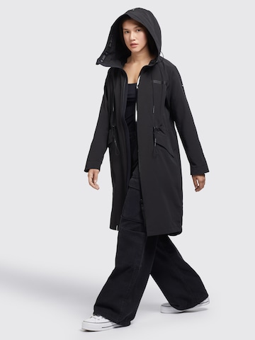 Manteau mi-saison 'Marnia2' khujo en noir