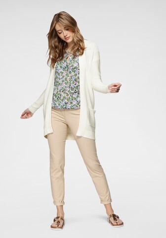 TOM TAILOR Knit Cardigan in White