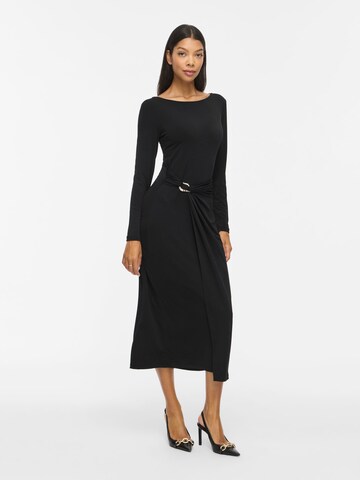 VILA Kleid 'VIJustine' in Schwarz: Vorderseite