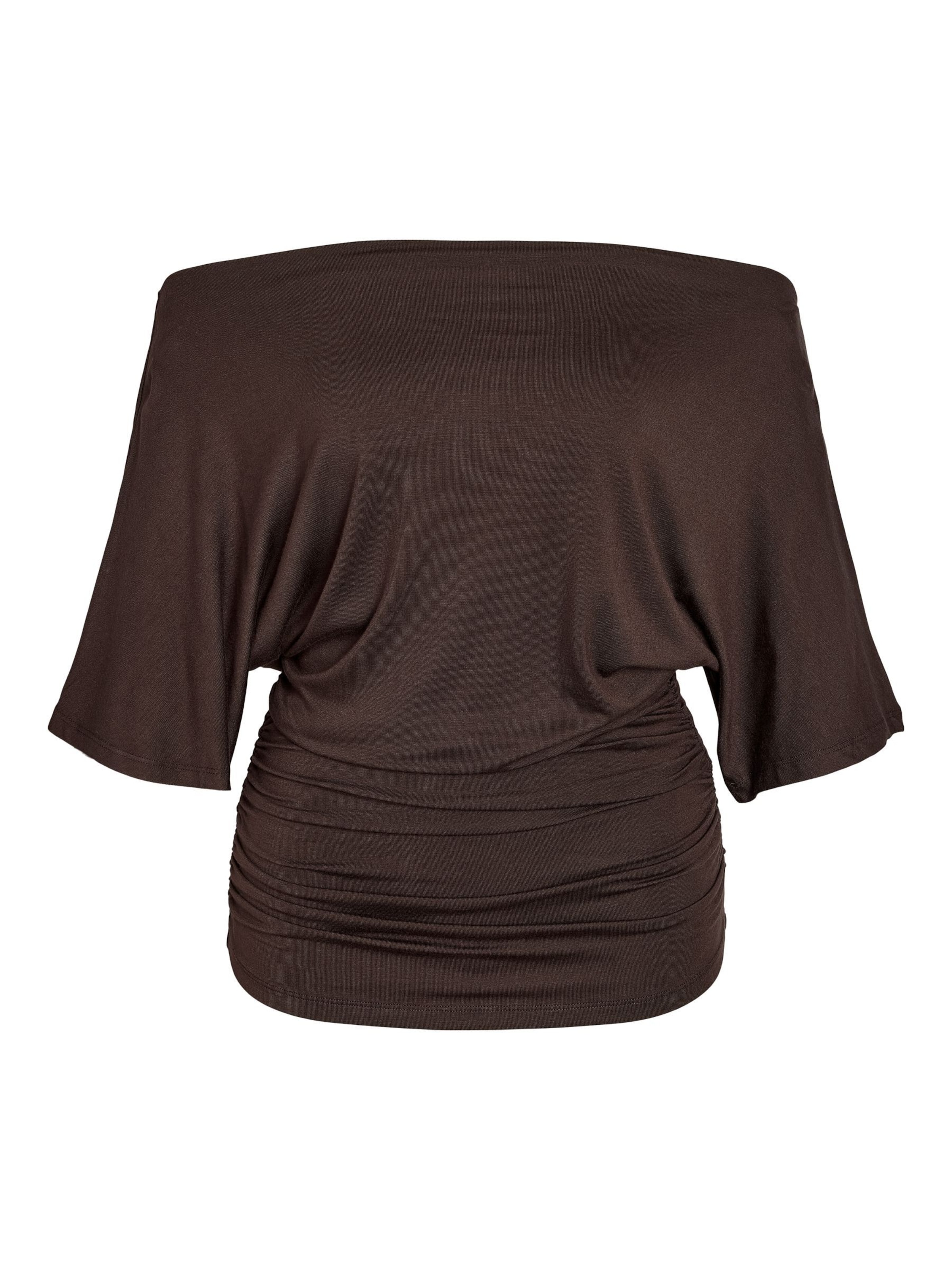 Noisy may Shirts 'NMJune' i brun: forside