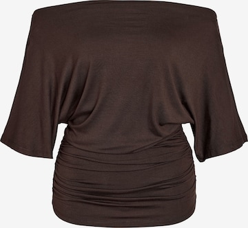 Noisy may Shirts 'NMJune' i brun: forside