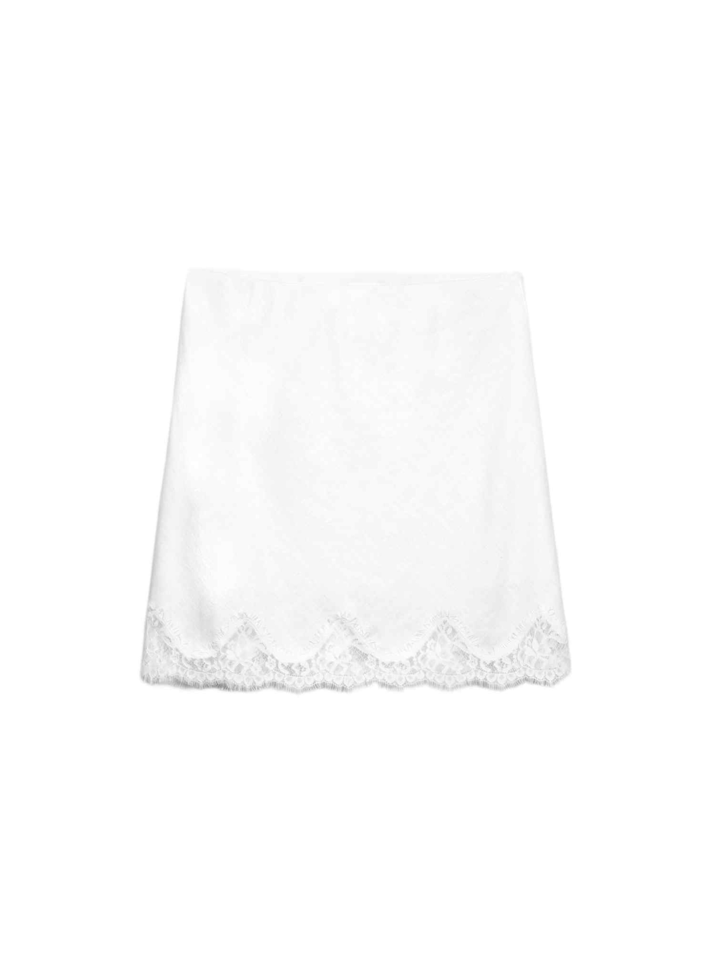 Jupe Marks & Spencer en blanc : devant