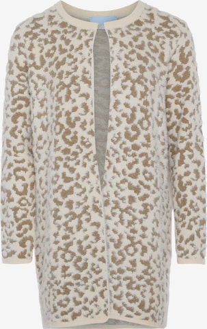 Poomi Knit Cardigan in Beige: front