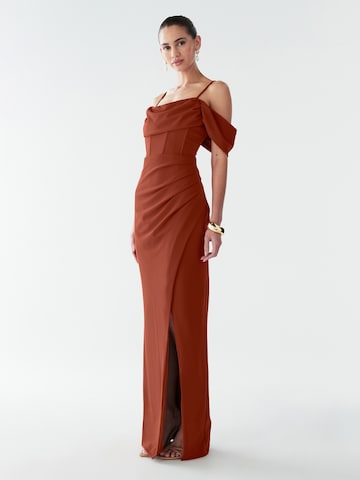 Robe de soirée 'Amaliah' BWLDR en marron