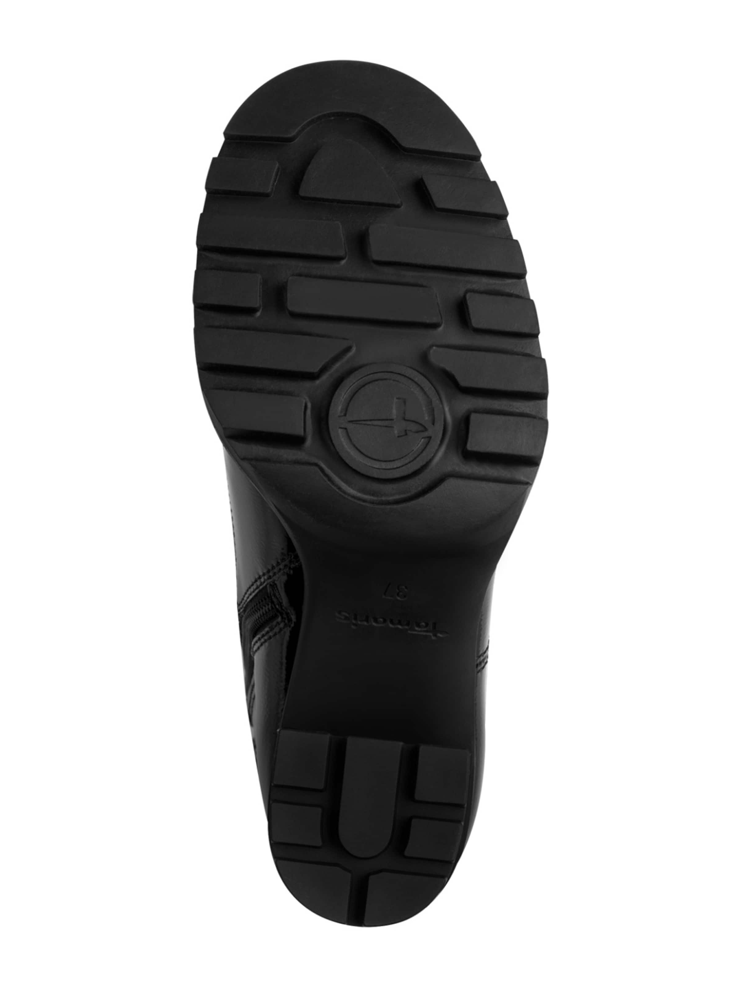 Tamaris Ботинки на шнуровке в Черный