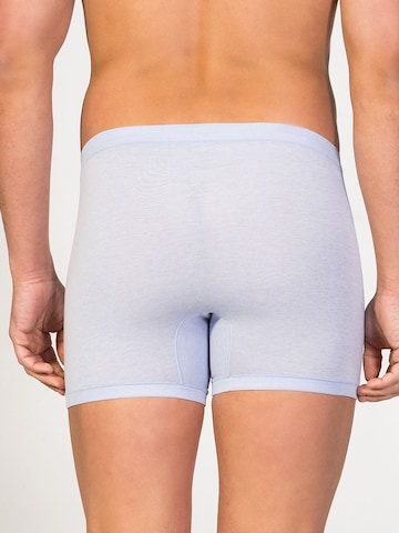 zd ZERO DEFECTS Boxershorts 'Helios fly front boxer' in Blauw