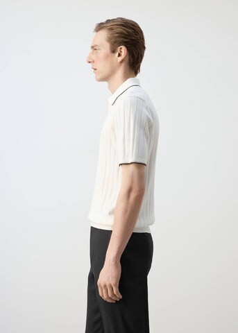 MANGO MAN Poloshirt 'Baluard' in Weiß