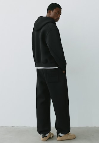Pull&Bear Sweatjacke 'STWD' in Schwarz