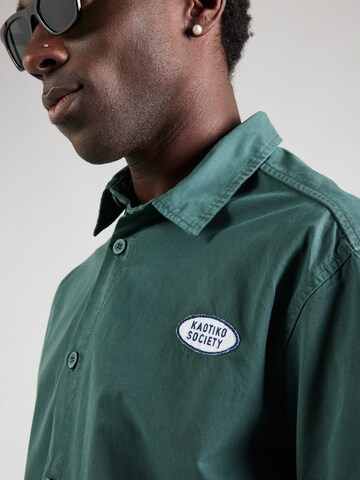 Kaotiko Regular fit Button Up Shirt 'DEVIL'S VALLEY' in Green