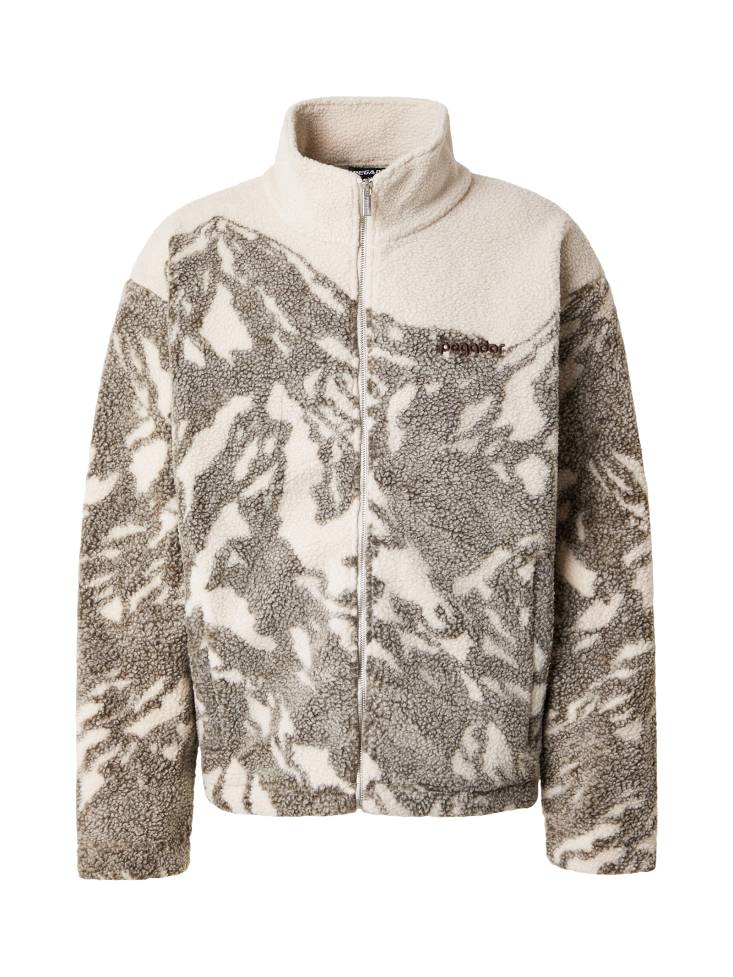 Jachetă  fleece 'Dinan' de la Pegador pe bej: față