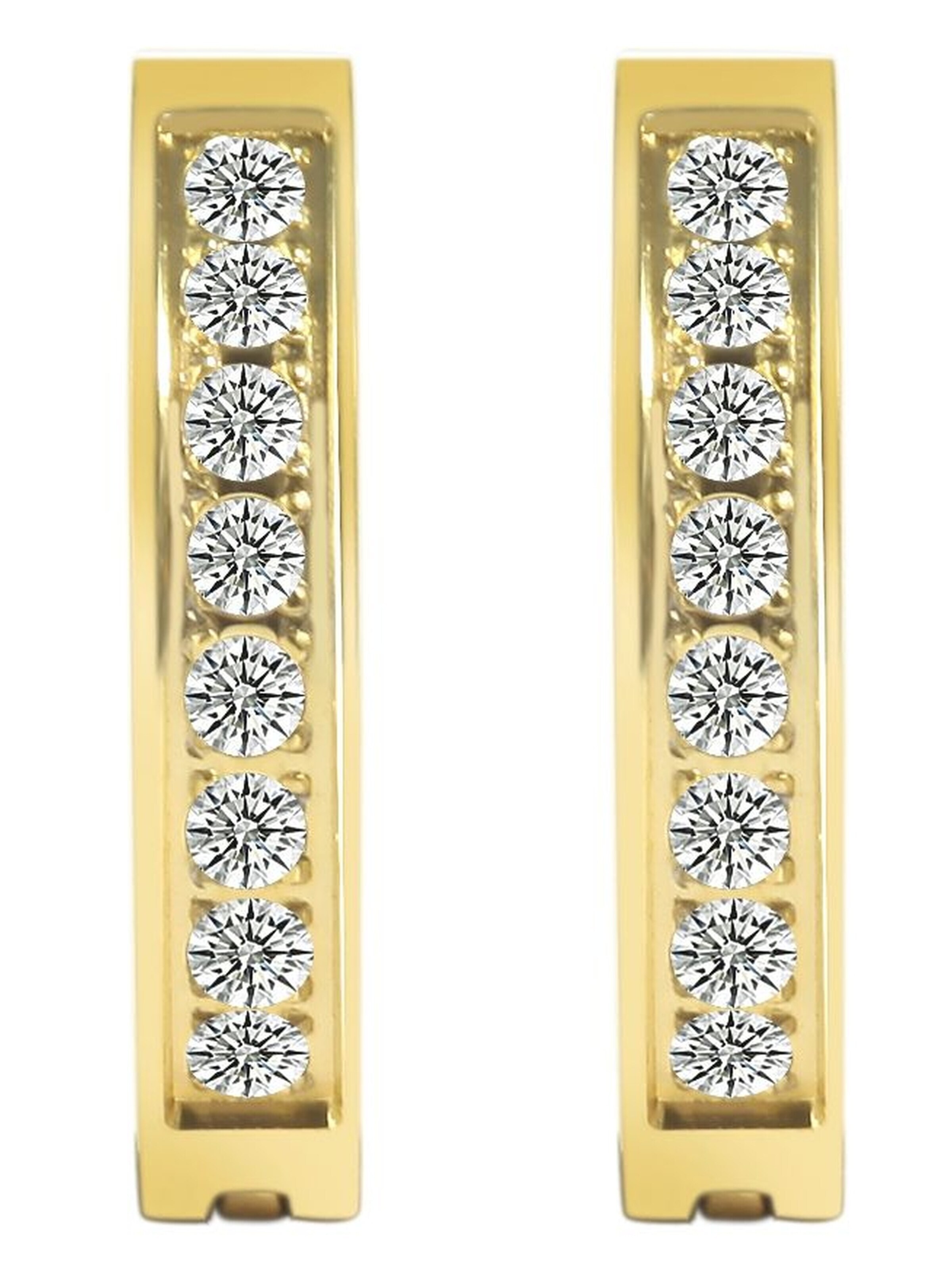Akzent Earrings 'Finda, hautverträglich' in Gold: front