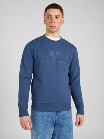 GANT Sweatshirt in Blauw: voorkant