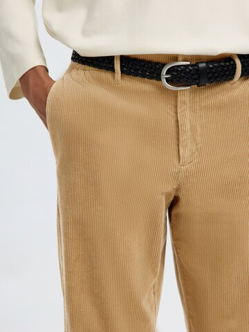 SELECTED - Tapered Pantalón en beige