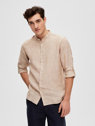 SELECTED Shirt in Beige: front