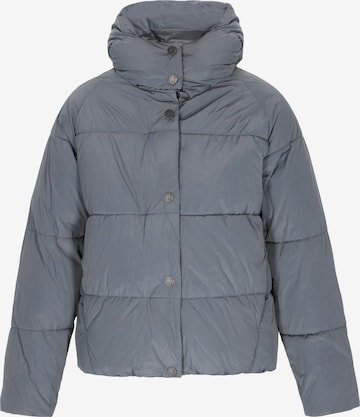 DreiMaster Maritim Winterjas in Grijs: voorkant