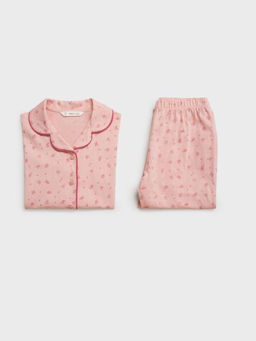 MANGO KIDS Schlafanzug 'ROSAS' in Pink