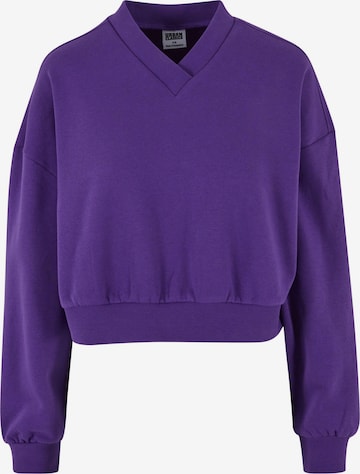 Urban Classics Sweatshirt in Purple: front