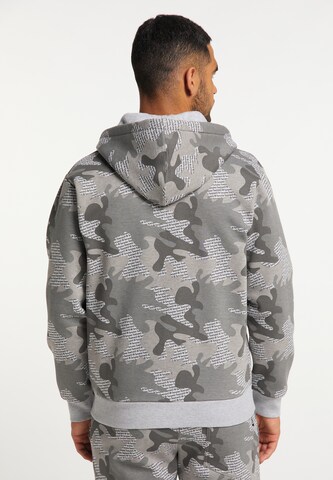 BRUNO BANANI Zip-Up Hoodie 'Murphy' in Grey